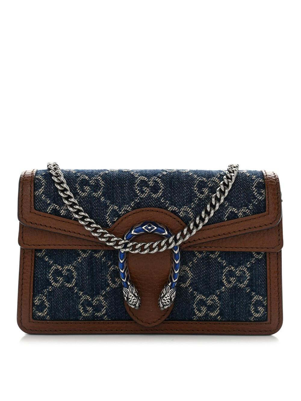 Gucci New Denim Gg Dollar Calfskin #363274G85B